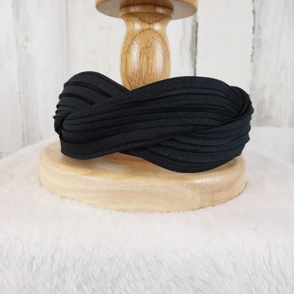 Black Braided Headband